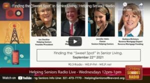 HSOBC Radio – The “Sweet Spot” in Senior Living