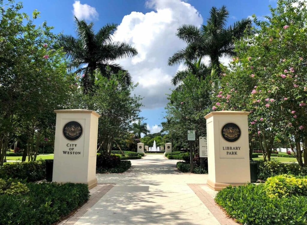 Library Park - Parks with Walking Paths in Weston, Florida - Broward County, FL