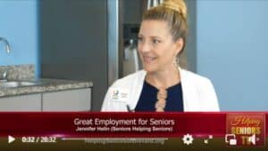 Helping Seniors TV – Great Employment for Seniors