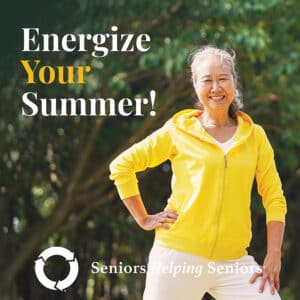 Energize Your Summer and fight fatigue - Asian woman in yellow zipped hoodie smiling and looking active