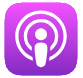 Apple Podcasts logo