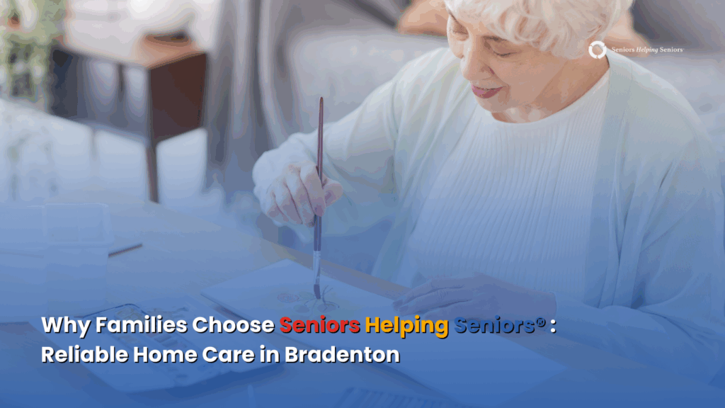 Senior doing with daily activities in a Bradenton home