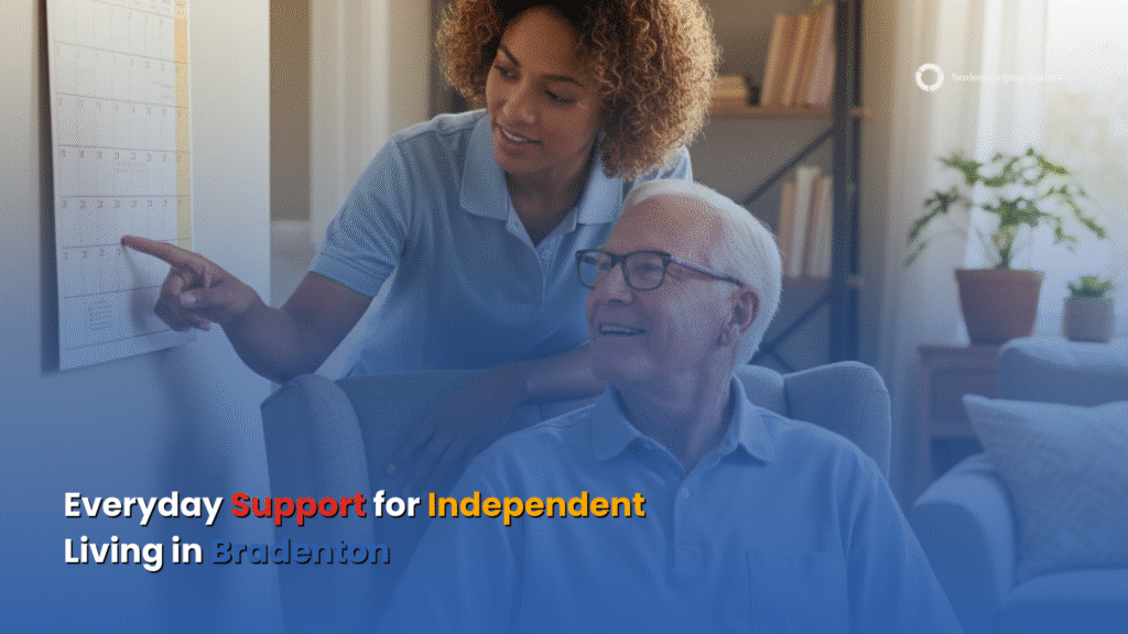 Companionship care in Bradenton supporting daily routine