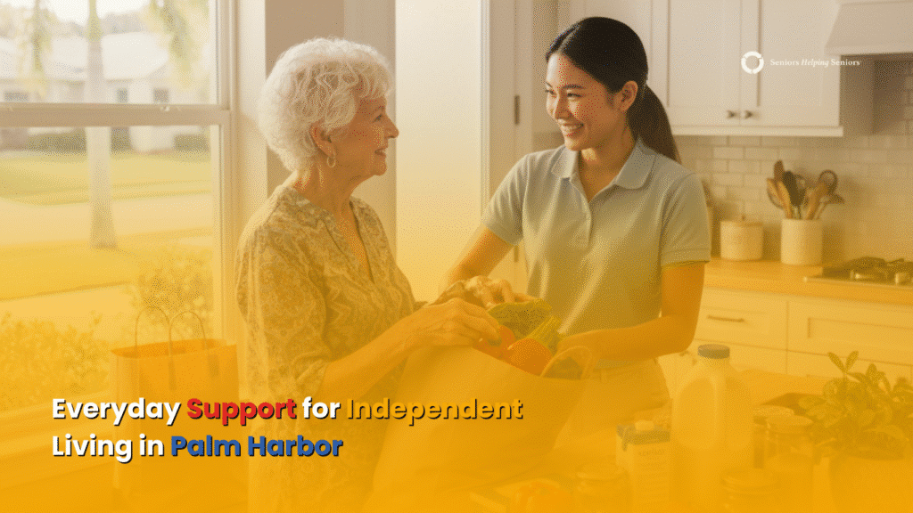 Companionship care in Palm Harbor supporting daily routine