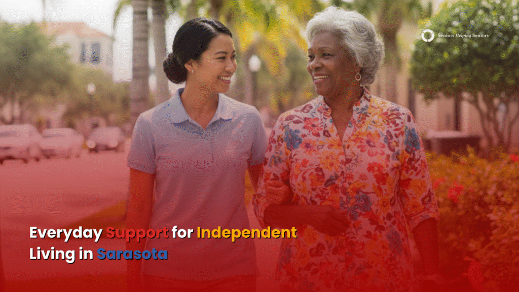 Companionship care in Sarasota supporting daily routine