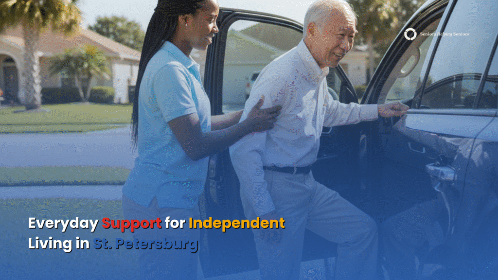 Companionship care in St. Peterburg supporting daily routine