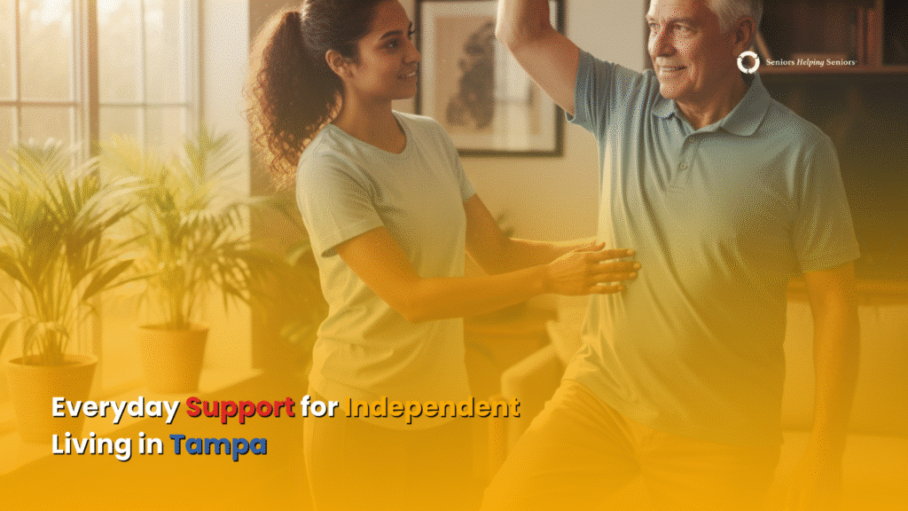 Companionship care in Tampa supporting daily routine