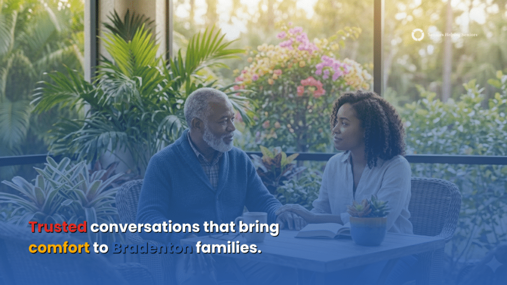 How to talk to a parent who refuses home care in Bradenton, Florida.