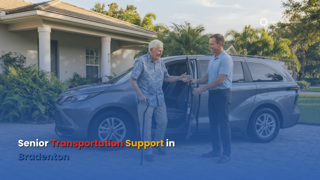 Senior transportation services in Bradenton Florida with caregiver support