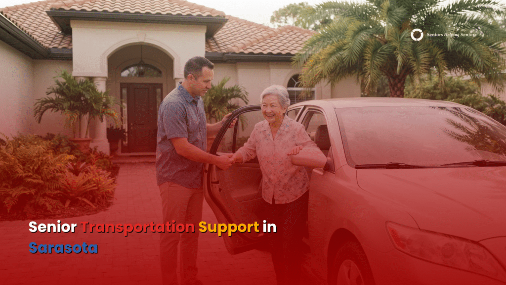 Senior transportation services in Sarasota Florida with accompanied caregiver support