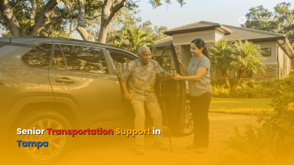 Senior transportation services in Tampa Florida with accompanied caregiver support