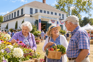 Seniors enjoying a summer day at the Marshfield Fair