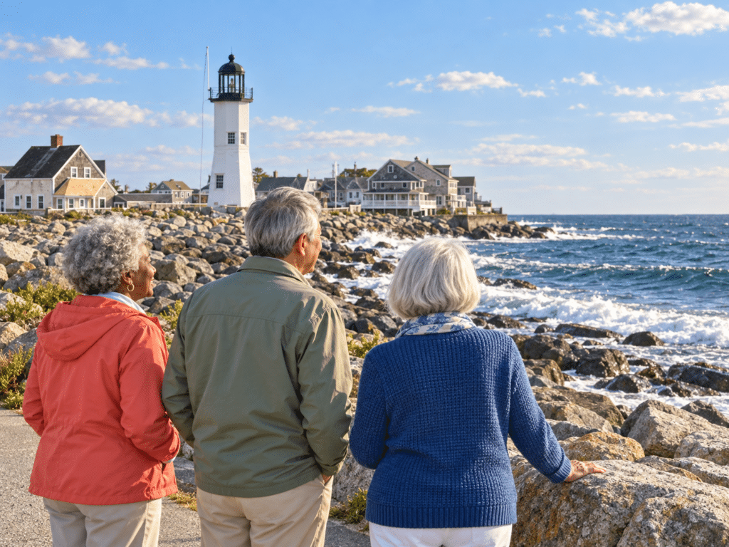 Seniors at Scituate Lighthouse