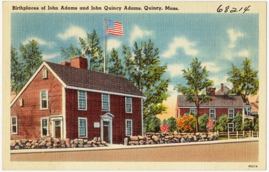 Historic scene in Quincy