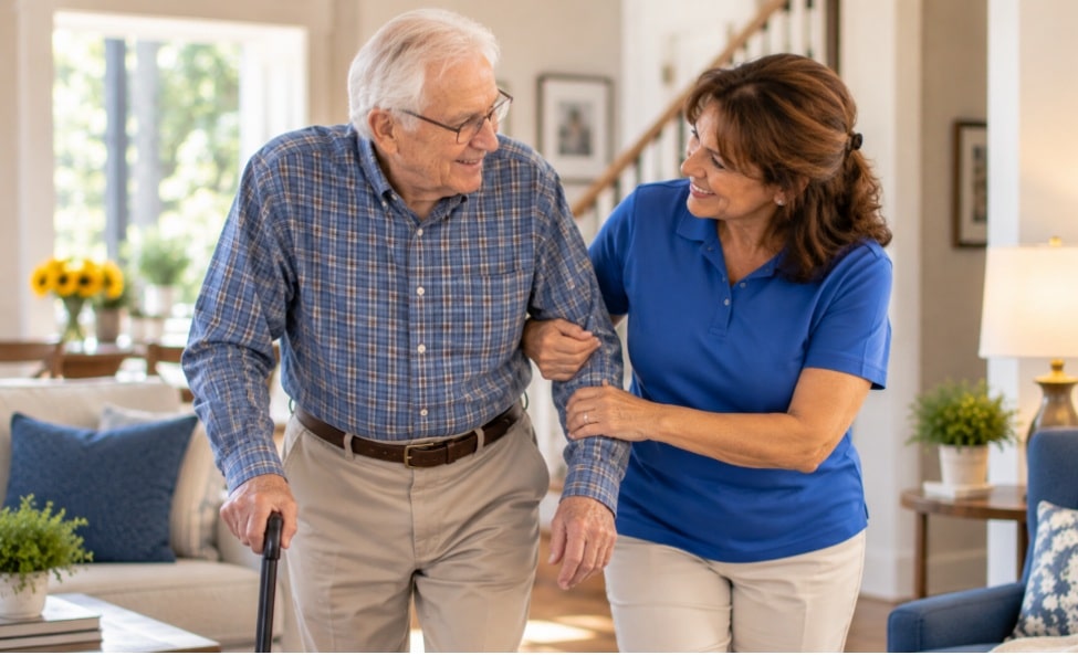 El Paso Home Care supporting seniors with daily assistance while encouraging independence and confidence at home.